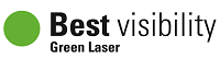 Logo laser vert best visibility